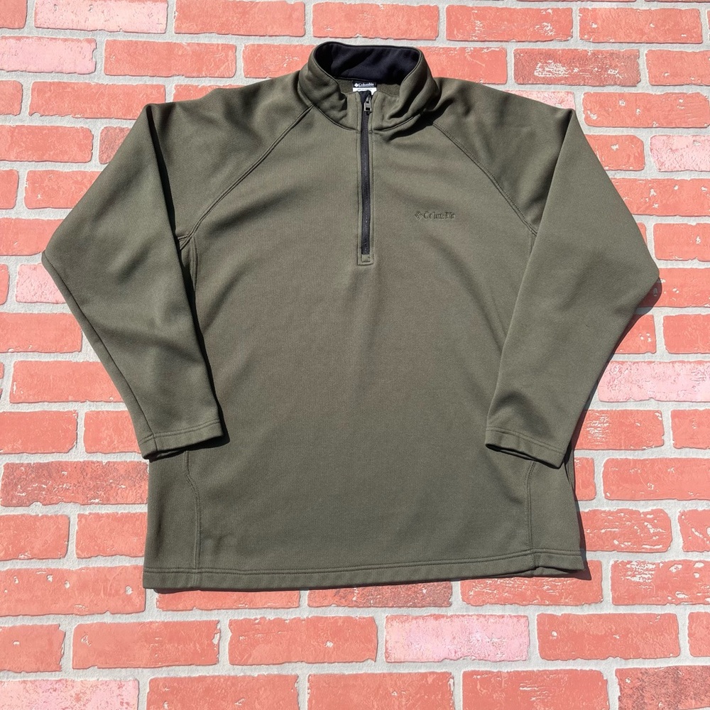 Columbia Men’s Performance 1/4 Zip 2XL Green Pullover